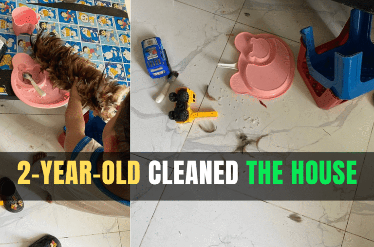 My 2-Year-Old Cleaned the House: The Official Damage Report