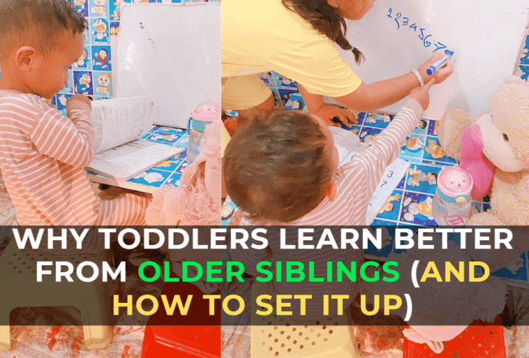 Why Toddlers Learn Better From Older Siblings (And How to Set It Up)